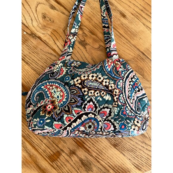 Vera Bradley Haymarket Paisley Jewel Triple Compartment Shoulder Bag - Picture 6 of 8